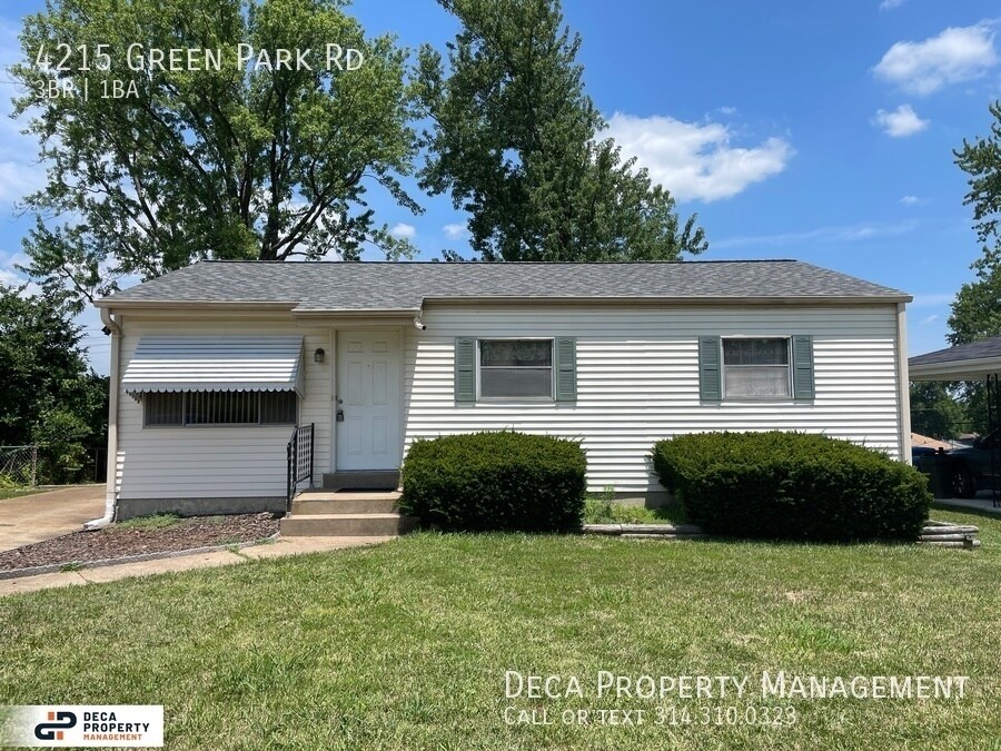 4215 Green Park Rd, St. Louis, MO 63125 House Rental in St. Louis, MO
