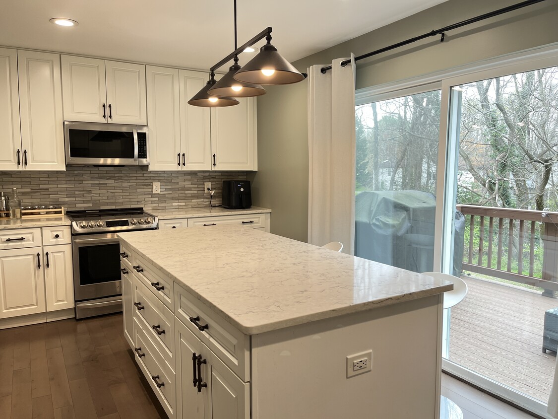 Kitchen with quartz countertop - 11366 Baroque Rd