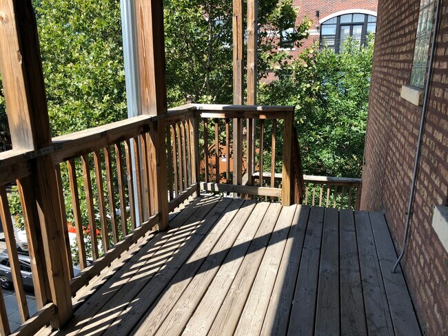 Back porch - 1157 W Wrightwood Ave