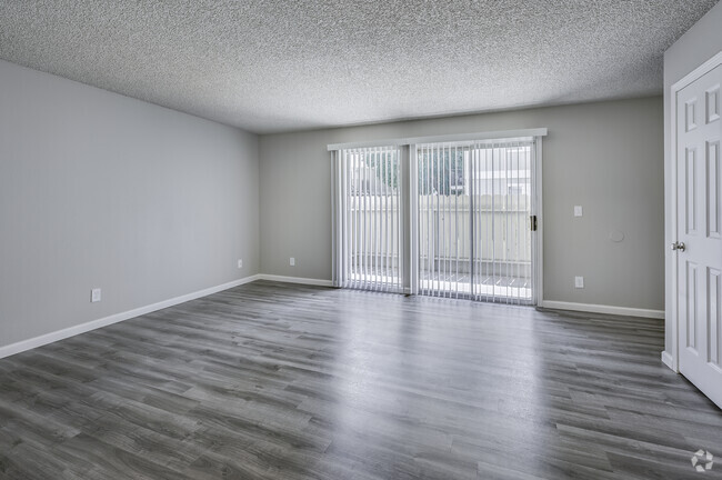 2BR, 1BA - 960SF - Living Room - Cabernet Apartments