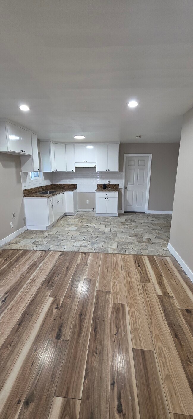 Livingroom and kitchen view - 956 E 55th St