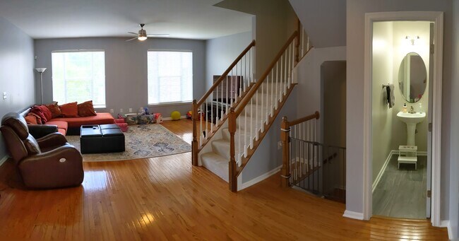 Main living floor with updated bathroom - 2343 Huntington Station Ct