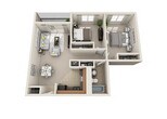 2 Bed 1 Bath