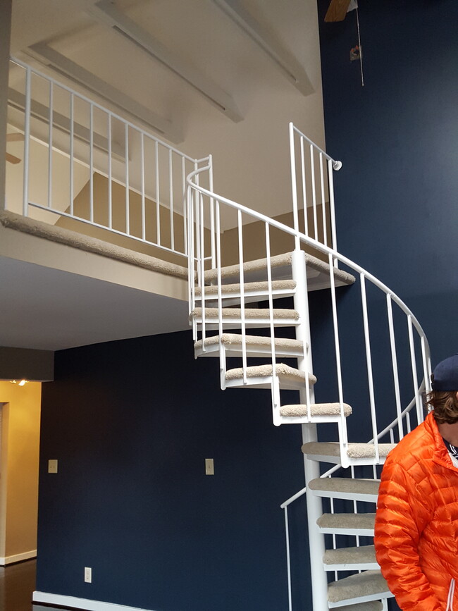 Stairs to loft bedroom - 8207 Grubb Road