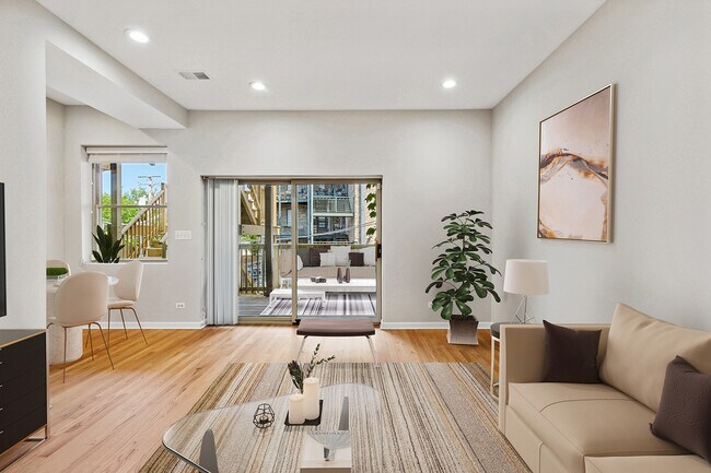 Living Room - 4143 N Sheridan Rd