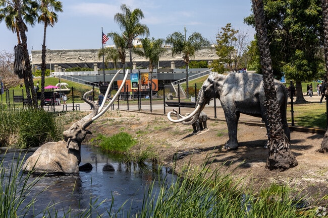The La Brea Tar Pits are renowned for well-preserved Ice Age fossils.