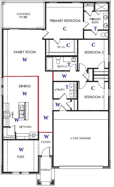 Casa nueva, para estrenar, nunca habitada, año 2025. - 608 Easthill Dr