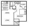 1 bedroom A1