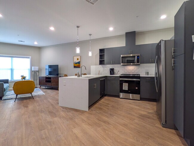 Sala de estar - 1 habitación - Metro526 Apartments