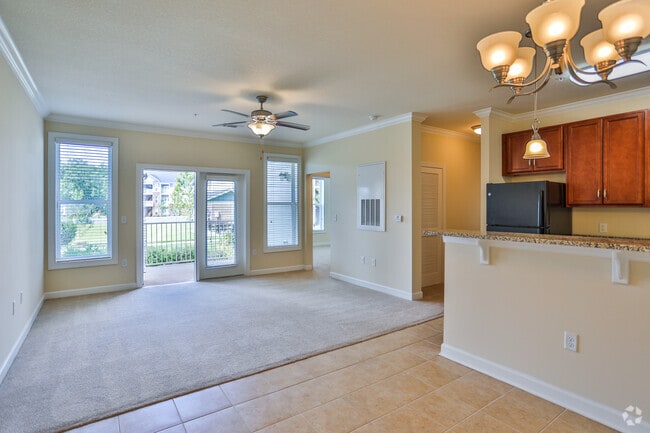 Living Room/ patio - Palisades at Waters Edge