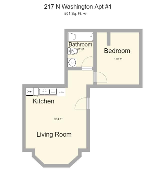 Photo - 217 N Washington St Apartment