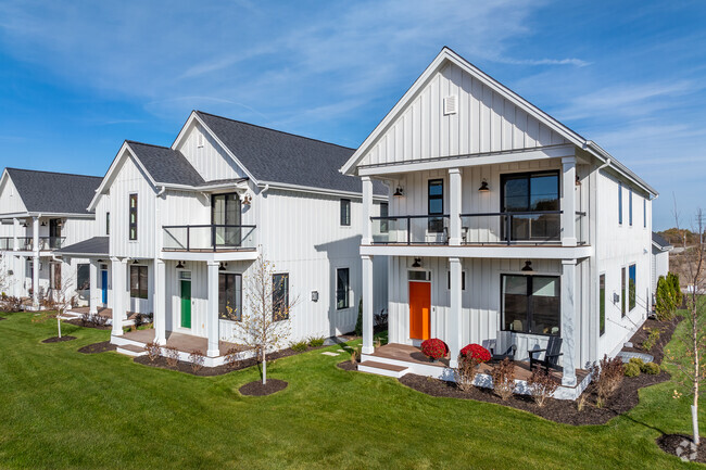 The Dublin with Red Door - Tenalach Neighborhood Homes At Prairie's Edge