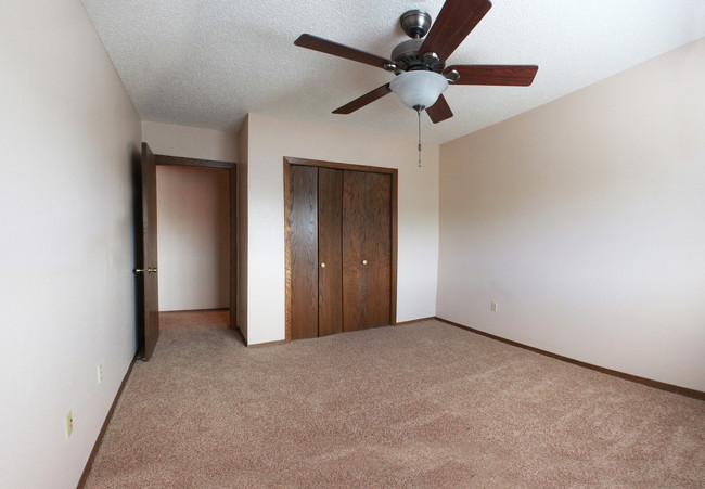 Bedrooms with ceiling fans - Southview Apartments