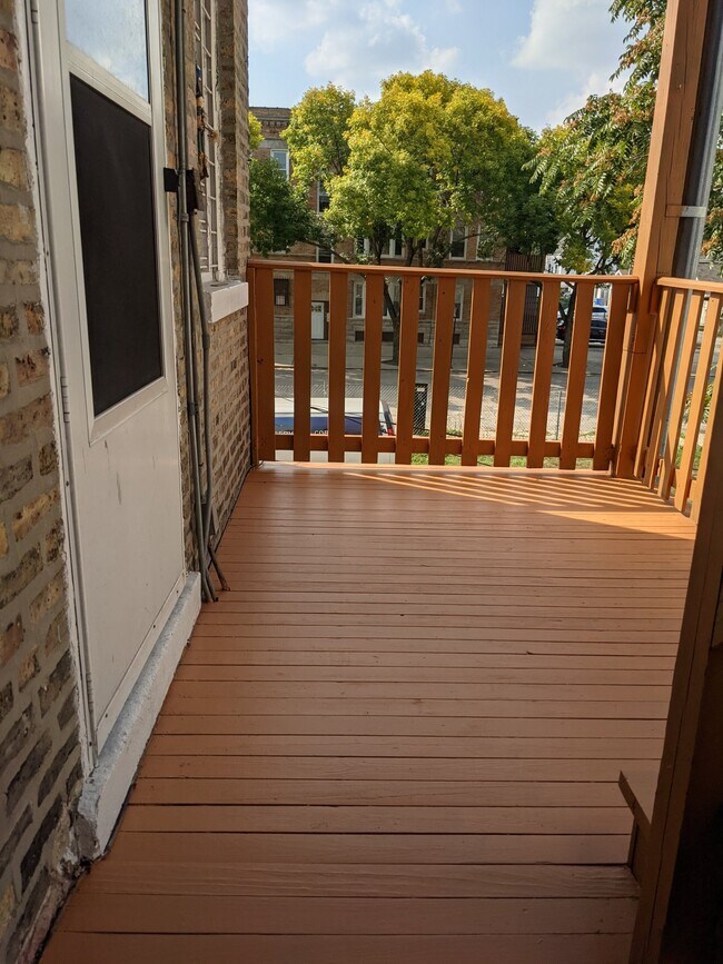 Back Porch-Balcony - 3430 W Armitage Ave