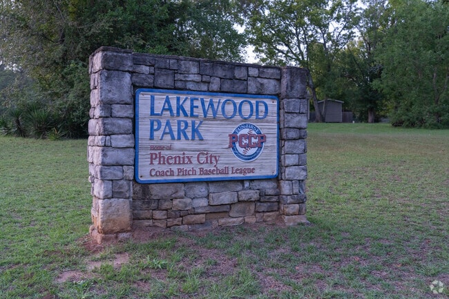 Residents often gather at Lakewood Park.