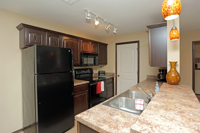 2BR - Kitchen - The Plaza Apartments