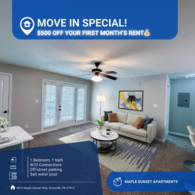 Move In Special for Knoxville, TN apartments - Maple Sunset Apartments