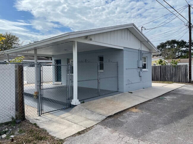 Alley view shows both parking areas - 3815 1st Avenue North