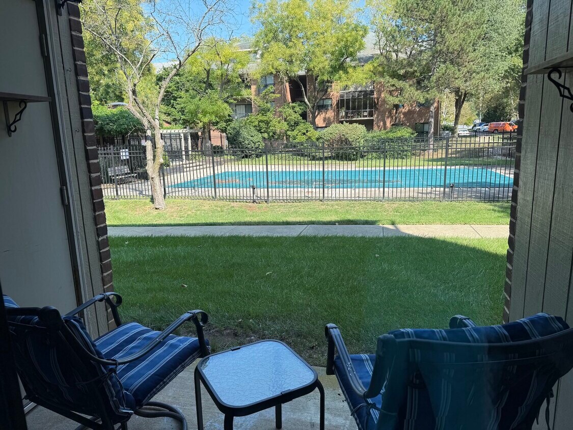 Private Patio views pool - 1231 Gemini Dr