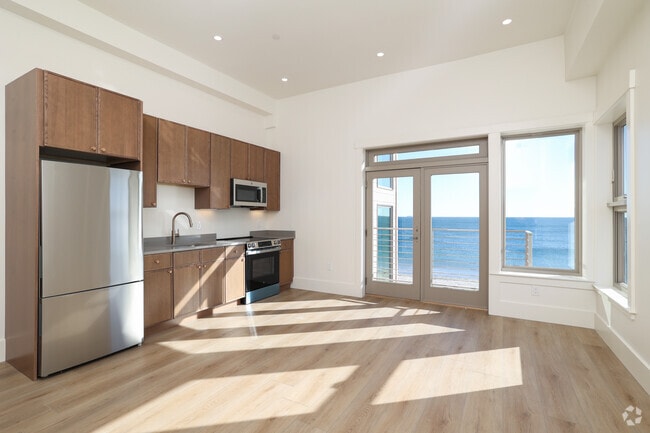 1 dormitorio, 1 baño - 550 pies cuadrados - Cocina y sala de estar - Sandcastle Revere Beach