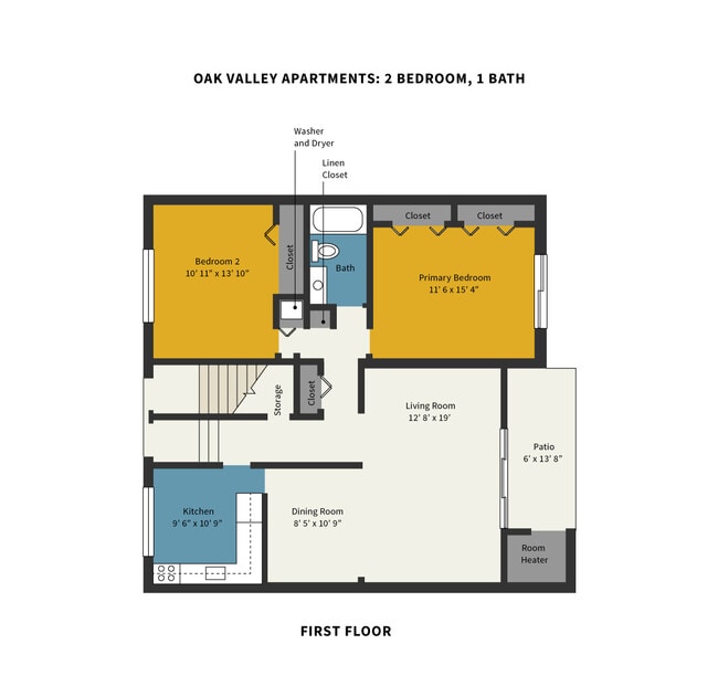 Floorplan - Oak Valley Apartments