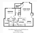 1 Bedroom/1.5 Bath