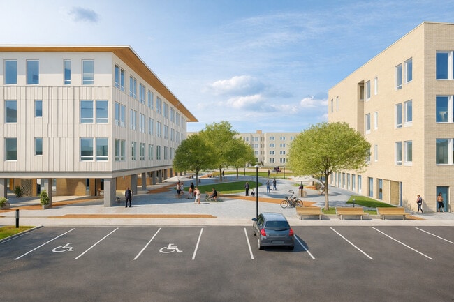 Rendering-Court yard - Kings Crossing Village