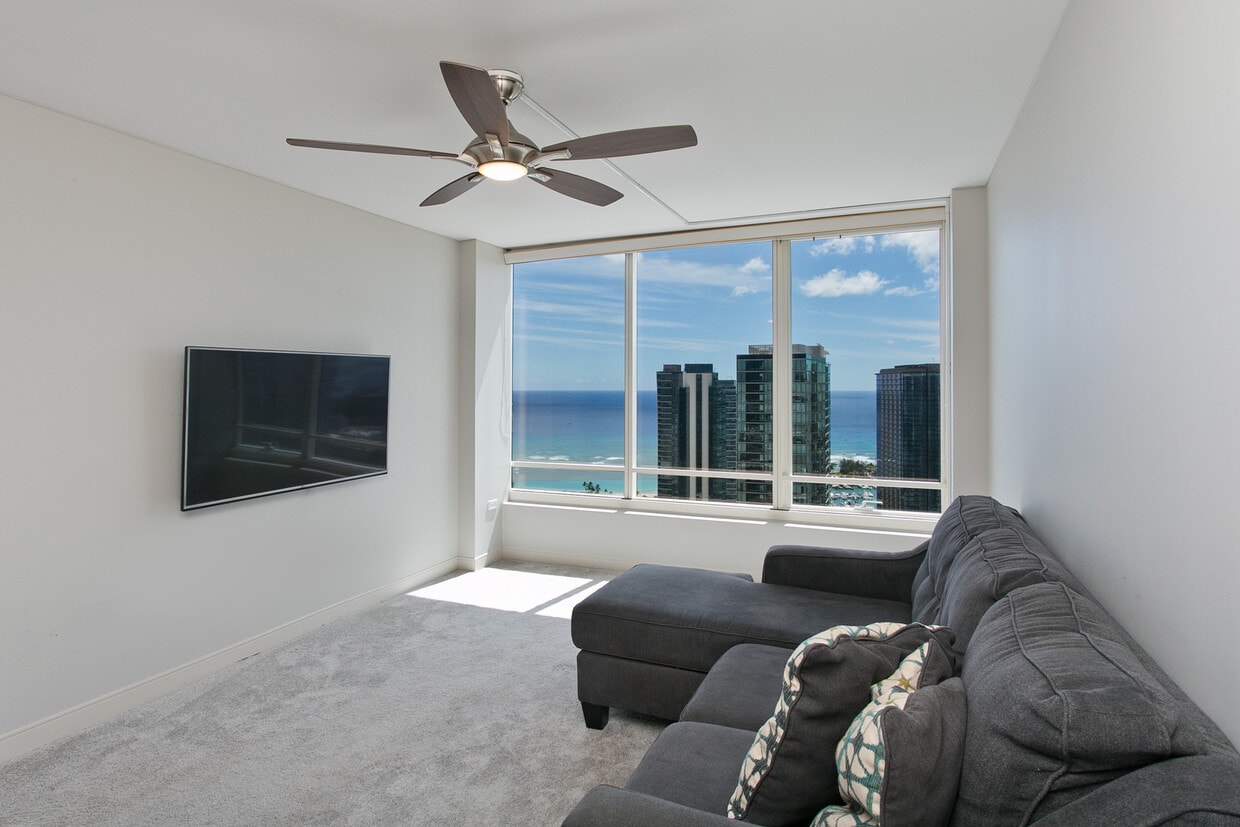 Living Room - 1009 Kapiolani Blvd