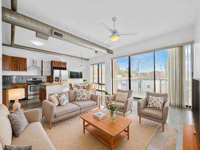 Living Room - Ingersoll Square Lofts