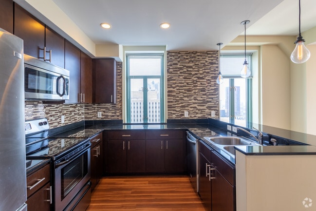 2BR, 2.5BA - 1,958 SF - Park Pacific Luxury Apartments