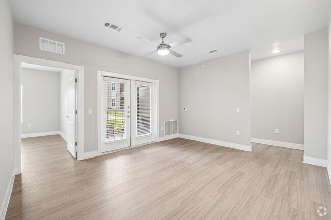 2BR, 2BA - 1097SF - Living Room - The Janson