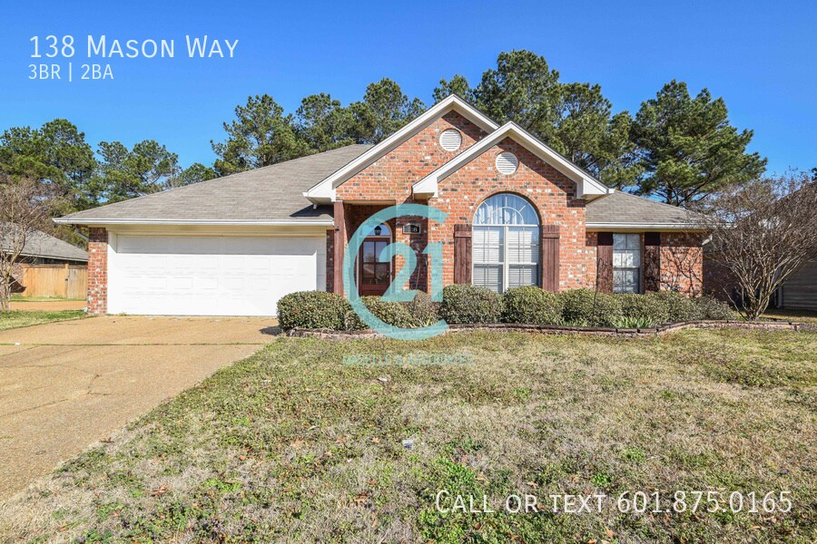 3 Bed/2 Bath home Ashbrooke Subdivision House Rental in Madison, MS