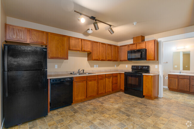 1BR, 1BA - 709SF - Kitchen - Basalt Ridge Apartments