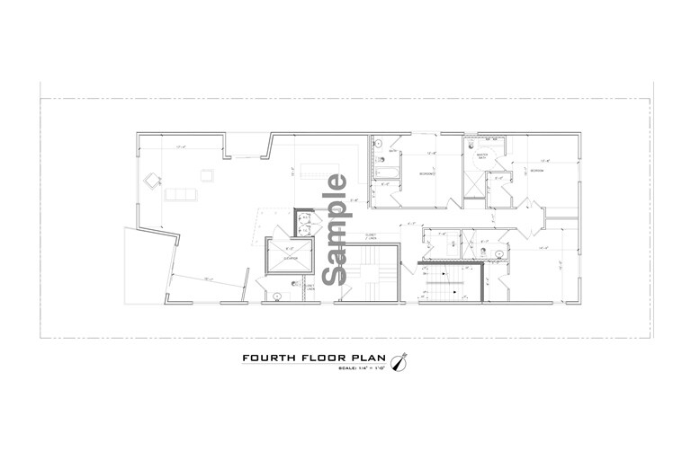 Plano de planta - 1128 S Shenandoah St