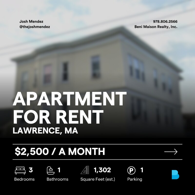 434 Prospect St Unit 2, Lawrence, MA 01843 Apartment for Rent in