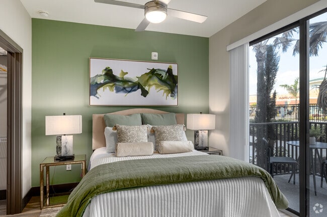1BR, 1BA - 725SF - Bedroom - Sinclair at Palm Pointe