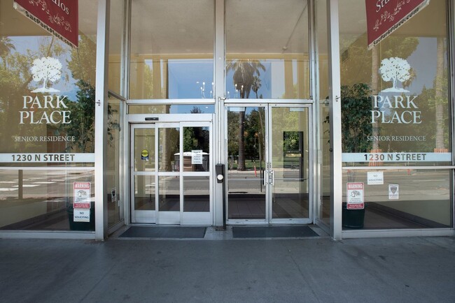 Entrance - Park Place Senior Apartments for those 62 yr+