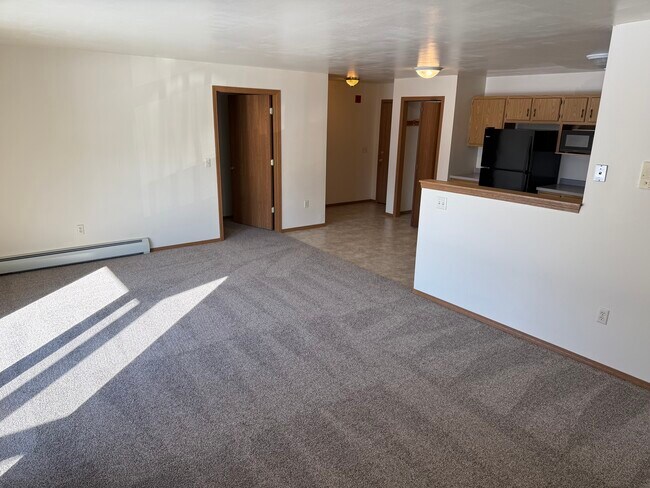 Sala de estar - Fisk Street Apartments