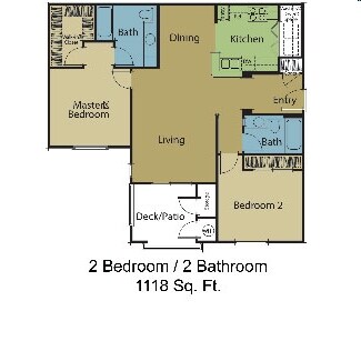 2BR/2BA - Village Crossing Apartments