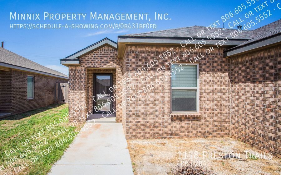 1118 Preston Trails, Wolfforth, TX 79382 House Rental in Wolfforth