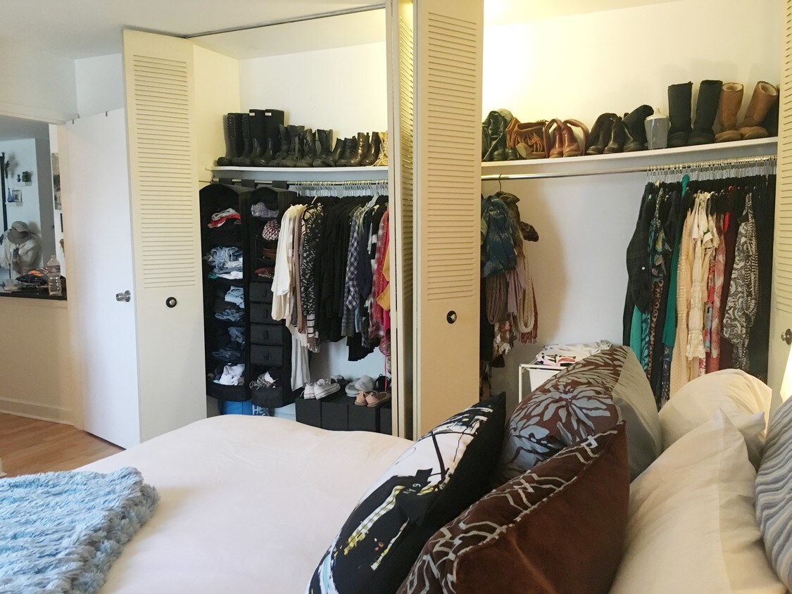 Closet Space in Bedroom - 607 W Wrightwood Ave