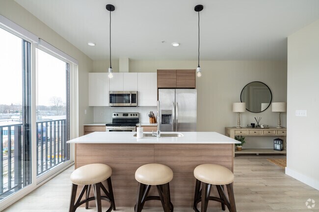 1 habitación, 1 baño - 653 pies cuadrados - Cocina - The Jordan - Riverside 1, LLC