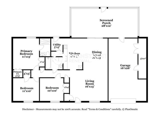 Photo - 3 Bedroom Pet-Friendly Home in Deltona, FL with Main Street Renewal