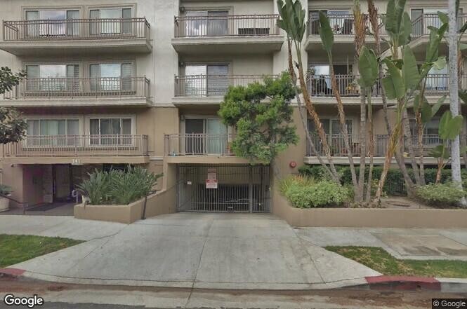Look from outside - lower garage entry - 141 S Clark Dr