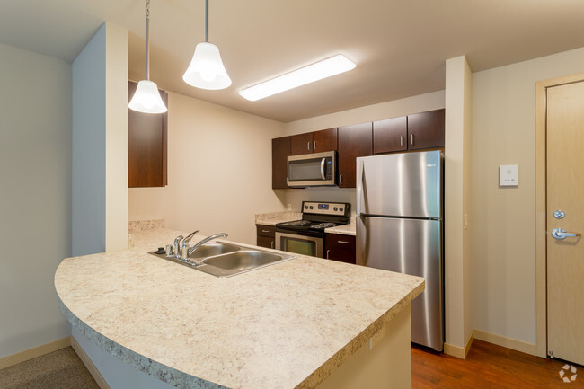 Kitchen - Uptown Commons II Senior Apartments