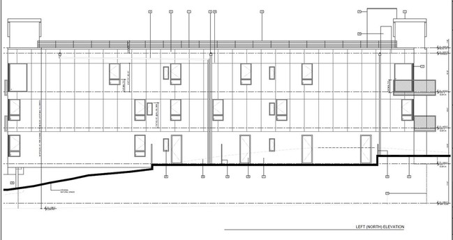 Left (North) Elevation - 264 S Union Ave