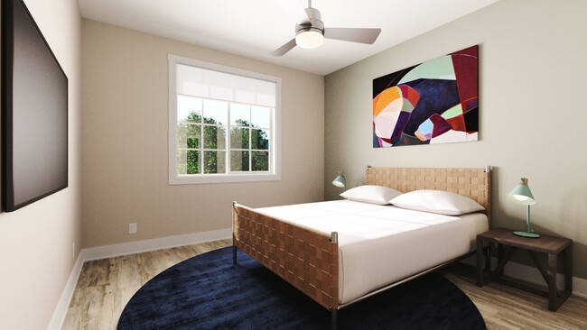 Interior Rendering - Pines45 Apartments