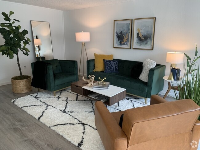 2 Bedroom LR - Mohawk Green Apartments