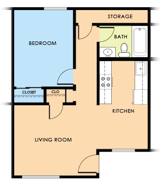 1BR/1BA - Marion Street Apartments
