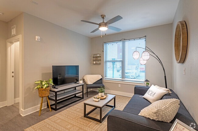 1BR, 1BA, Model - 100SF, Living Room - The Locale Tallahassee | Student Housing Apartments